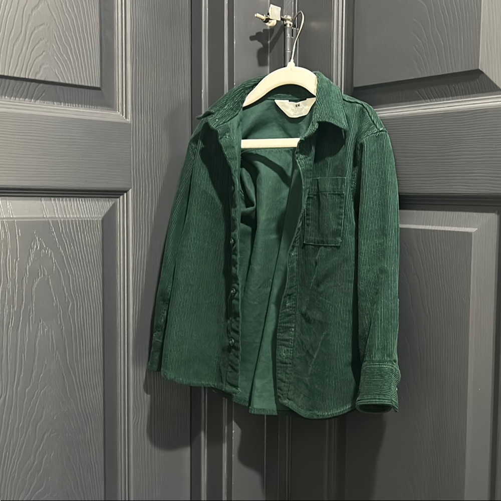 Green Corduroy Shirt